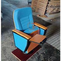 Chaises d'auditorium modernes pour stades, avec logo personnalisé, chaises de théâtre, sièges de salle de conférence scolaire, sièges d'auditorium avec table d'écriture pliable