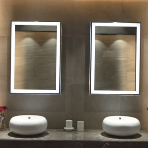 Hôtel Salle De Bains Étanche MP3 Bluetooth IP44 Cadre Rétro-Éclairé <span class=keywords><strong>Coiffeuse</strong></span> avec Miroir Éclairé Miroir De Maquillage - Product Image 5