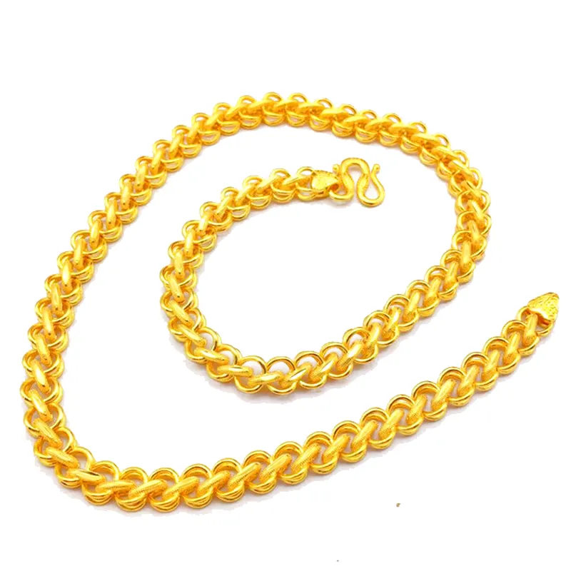 Domineering men Thai chain Vietnam sand gold necklace men's fashion jewelry supply wholesale