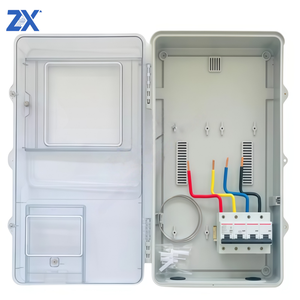 תיבת מטר חשמלי מותאמת אישית עם כיסוי שקוף לבן עבור ציוד הפצה, תיבת מטר חשמלי קטן - Product Image 4