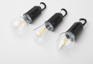 Offre Spéciale filament ABS 3000K 100LM accrocher trois étapes lumière de gradation recharge Type C solaire led lanterne LED lampe de camping - Product Image 6