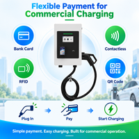 EVEGO Chargeur rapide DC 40 kW pour VE, Terminal de point de vente certifié ISO15118, CCS2 OCPP 2.0.1, à une seule prise, pour parking commercial, nouveau, écran tactile 7 pouces