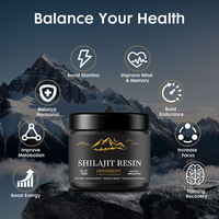 Résine de Shilajit Biologique de Haute Qualité 50g Extrait Pur Himalaya Complément Alimentaire pour Adultes Solution Buvable 30g