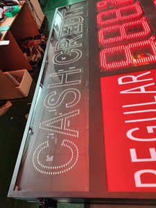 Panneau électronique de <span class=keywords><strong>station</strong></span> service à LED, <span class=keywords><strong>station</strong></span>-service à crédit en espèces Écran numérique Panneau de prix diesel ordinaire sans éthanol - Product Image 6