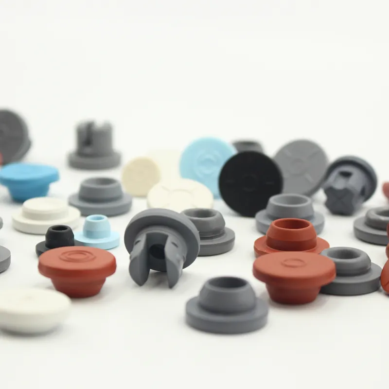 Высококачественная цветная фармацевтическая пробка из бутилкаучука под заказ размером 20 мм с сертификатом GL для стеклянной флакона для инъекций