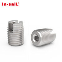 High Strength Stainless Steel Thread Inserts Self-Tapping Cutting Fully Threaded DIN Standard Precision Mechanical Thread