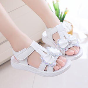 Venta de verano niños prendas de vestir Zapatos arco suela de goma dulce princesa sandalias para bebé niña - Product Image 2