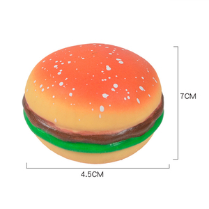 High Quality TPR Kawaii Hamburger Squishy Flour Filling Vent <b>Ball</b> Stress Relief Decompression Squishy <b>Squeeze</b> Toys for Kids - Product Image 6