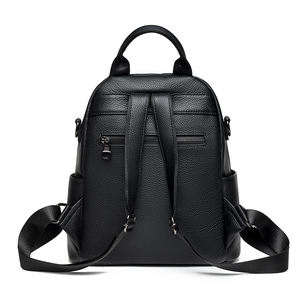 Cuir véritable Shopping Femmes Sacs à dos Jeune Fille Première Couche Vachette <span class=keywords><strong>Livre</strong></span> Sac Style Knapsack Luxe Grande Capacité Dames Sac - Product Image 5