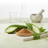 Poudre d'extrait de fruit de melon amer à base de plantes avec charantine 10 %, extraite par solvant, qualité alimentaire, emballage en fût pour produit de santé