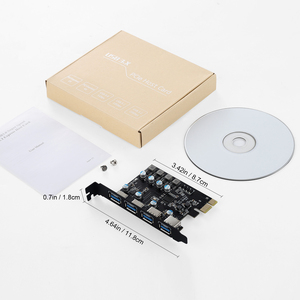 Tarjeta de expansión PCI Express a USB de 4 puertos, adaptador controlador de concentrador PCI-e USB3 de supervelocidad de 5Gbps para Windows 11/10/8/7/XP/Vista - Product Image 6