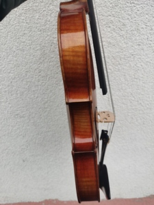 Juego de violín antiguo maestro profesional con estuche de arco de madera maciza de arce hecho a mano en China <span class=keywords><strong>Viola</strong></span> con cara de abeto de madera de Brasil - Product Image 5