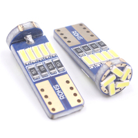 CAR-REFINE T10 W5W 194 168 3014 15SMD Flash Stroboscopique Ampoules LED 12V DC Led Ampoule Blanc Couleur Toujours Plastique 9w