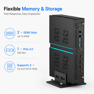 Mini <span class=keywords><strong>PC</strong></span> de jeu professionnel Msecore MV300 Intel I9 Double LAN WiFi 6E BT5.3 Prix de gros OEM ODM - Product Image 5