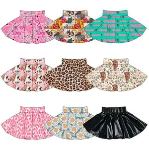 Mode Zomer Peuter Meisjes Mini Rok Kids Ruche Taille Hoge Kwaliteit Zomer Kinderkleding