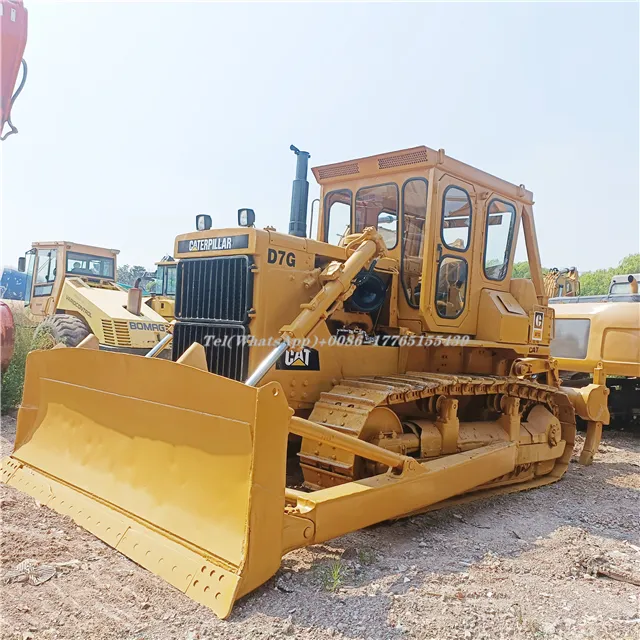 Bulldozer cat d7g usato con verricello idraulico usato bulldozer caterpillar d7g d7 in vendita