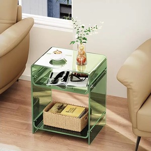 Factory Wholesale Portable Modern Multi-Use Acrylic <strong>Record</strong> <strong>Player</strong> Bedside/Side <strong>Table</strong> - Product Image 2