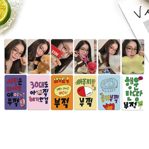 6 pièces/ensemble Kpop <span class=keywords><strong>Irene</strong></span> comme une fleur Solo Album Photocards Double face Selfie dessin animé Lomo cartes cartes postales mignonnes Fans objets de collection - Product Image 2