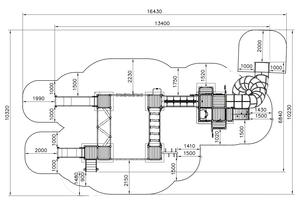 Équipement de parc d'attractions pour enfants et adolescents, grand château en bois personnalisé, équipement de jeu en plein air, équipement de jeu naturel - Product Image 5