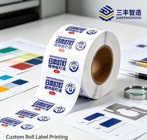 Custom Acrylic Adhesive Sticker Japan Dingding 50ml Cooling Anti-Itch Roll-On Liquid Waterproof Soothing Care Products - Product Image 3