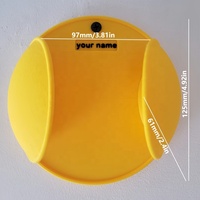Support mural pour raquettes de tennis CZY, en plastique durable et écologique, sans perçage, personnalisable, pour rangement et présentation, 125x97x61mm