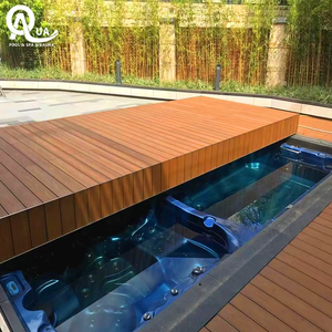Water Crown Intelligent Auto <b>Sliding</b> Pool Cover Waterproof Dustproof Moving Cover For <b>Large</b> Commercial Swimming Pools - Product Image 4
