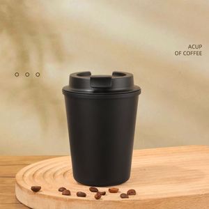 แก้วกาแฟสแตนเลสสองชั้น ขนาด 300 มล. เป็นมิตรกับสิ่งแวดล้อม เก็บความร้อน-เย็น ป้องกันการรั่วซึม ใช้ซ้ำได้ เหมาะสำหรับการเดินทาง ดีไซน์ทันสมัย รับสั่งทำ - Product Image 3