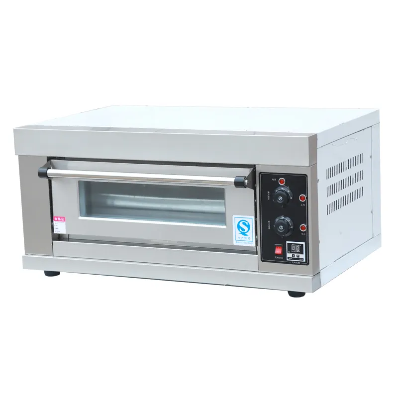 Horno para hornear Pan 1 cubierta 1 bandeja Horno eléctrico para hornear Horno comercial para hornear