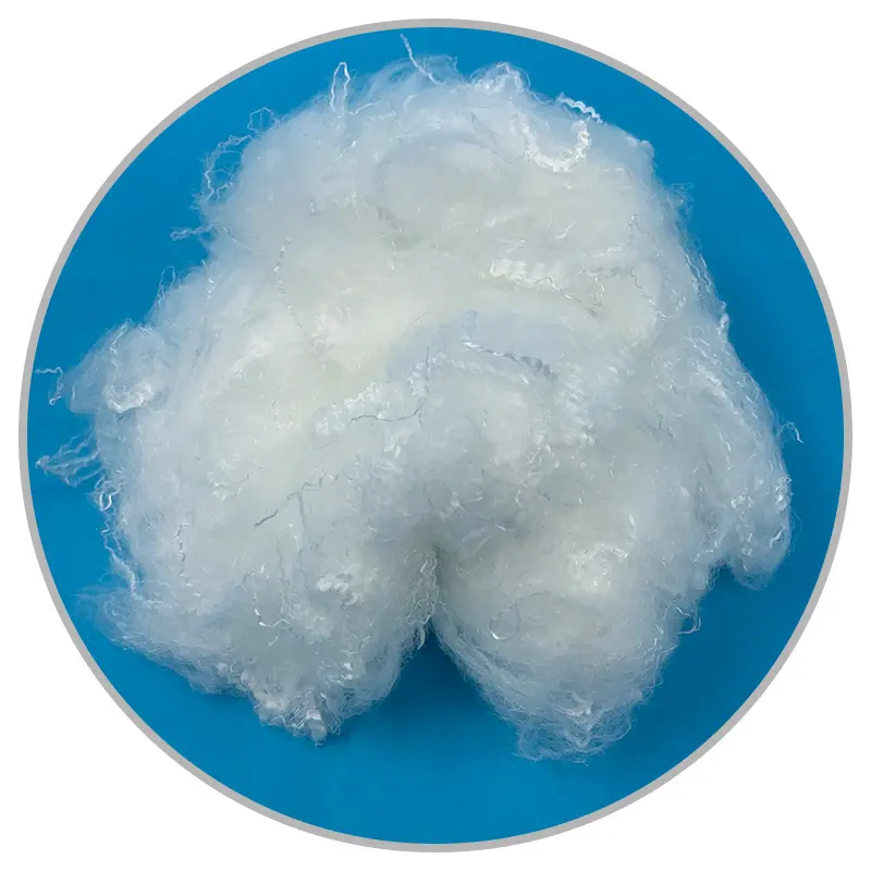 Down like fiber micro polyester fiber for filling 0.9d