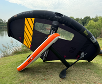 Planche de Wing Foil Gonflable Professionnelle pour Eaux Océaniques, Ensemble Complet en Dacron Ripstop pour Débutants/Avancés/Professionnels, Idéal pour le Kitesurf et le Windsurf