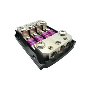 Bloc de fusibles de distribution audio automobile 100A 4 entrées 3 sorties Porte-fusible ANL avec cache anti-poussière - Product Image 5