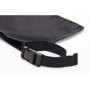 Wheelchair Storage Bag Black 3D Waterproof For Manual Wheelchair With Bottle Holder And Side Pockets - Product Image 3