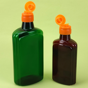 250ml 500ml PET plástico vacío líquido medicina botella magra ámbar <span class=keywords><strong>tos</strong></span> <span class=keywords><strong>jarabe</strong></span> botella - Product Image 6