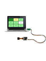 Kit Sensor Tekanan Taktil Piezoresistif Area Kecil Fleksibel 9-Zona Sensitivitas Tinggi Multi-Point Array Film Tipis