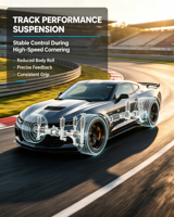 Nouveaux amortisseurs réglables DWD Street Edition pour Série 3 F30 2012-2019, amortisseur à double sens, kit de suspension, 1 an de garantie