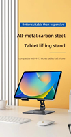 Support de bureau pliable et pivotant en alliage de zinc de haute qualité pour téléphone portable et tablette – Nouvelle tendance, durable