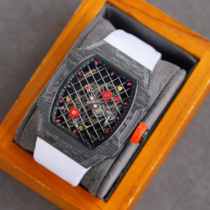 Montre mécanique haut de gamme de créateur, design tennis, bracelet tissé 2704 de 20 mm, conception creuse, suspension par câble en acier - Product Image 2