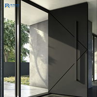 Portes de sécurité principales pour maisons, nouvelle conception, luxe, haute qualité, isolation phonique, isolation thermique, étanches, en alliage de zinc galvanisé