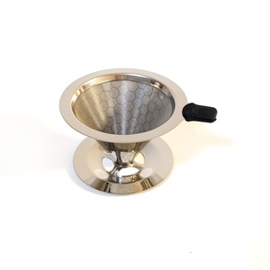 <span class=keywords><strong>Filtre</strong></span> à café portable en acier inoxydable écologique, <span class=keywords><strong>filtre</strong></span> conique pour machine à café et cafetière - Product Image 2