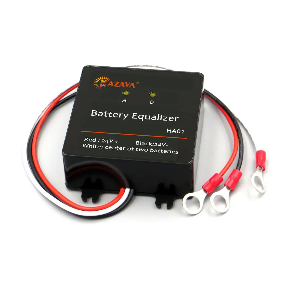 HA01 Batterie-Equalizer für 2x12V Batterien Balancer 2S Aktive Spannung Blei-Säure-Batterie ladegerät Regler anschließen