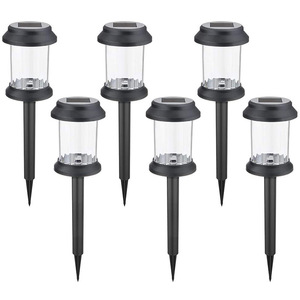 Lampes solaires de jardin, lampes LED d'extérieur pour allée, étanches, alimentées par énergie solaire, portables, pour décorer la pelouse, la cour, le patio et le paysage - Product Image 5