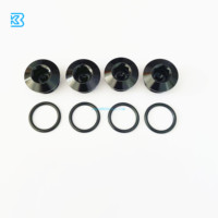 Kb Performance An8 8An # 8 Bouchons de protection en aluminium ORB Slimline pour clés Allen, adaptateurs mâles pour huile, garantie 1 an