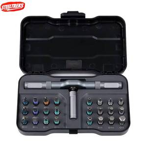 Juego de Destornilladores de Torque Multiusos de Aleación 24 en 1 RS1 con Llave de Trinquete de Acero, Magnético, para Bricolaje, Uso Diario, Multifuncional, <span class=keywords><strong>Obeng</strong></span> OEM - Product Image 1