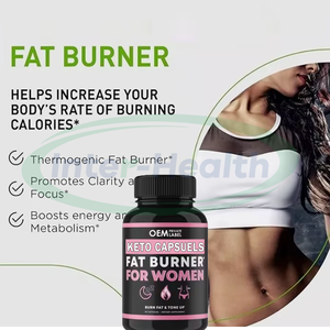 AusresonビーガンケトダイエットBhbカプセル脂肪燃焼薬高速痩身脂肪燃焼サプリメント夜时间ケトBhbカプセル - Product Image 3