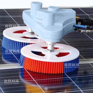 Cepillo <span class=keywords><strong>disct</strong></span> de limpieza de estación de energía solar Paneles solares fotovoltaicos Cepillo de limpieza de paneles solares para equipo de robot - Product Image 2