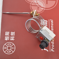 Vente chaude WHF 250V AC 16A bouton de composant de four 50-350 ℃ limiteur de température capillaire réglable accessoires électroniques