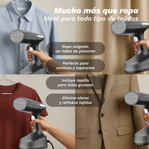 Défroisseur vapeur vertical 1600W, capacité 310 ml, avec brosse et réservoir d'eau - Product Image 3