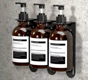 OEM ODM Ensemble <span class=keywords><strong>distributeur</strong></span> personnalisé de 500ml de <span class=keywords><strong>savon</strong></span> triple liquide <span class=keywords><strong>mural</strong></span> pour les mains d'hôtel avec shampooing et après-shampoing Accessoires de salle de bain - Product Image 2