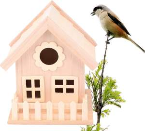 Ongeverfde Houten Vogelhuisjes Natuurlijk Onafgewerkt Houten Vogelhuisje Om <span class=keywords><strong>Mini</strong></span>-Vogelnest Te Schilderen - Product Image 4