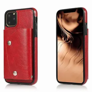 TPU-Hülle aus weichem PU-Leder für das iPhone 11, beste Brieftasche mit Riemen